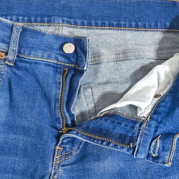 Levi's 511 jeans men's sz W34 L30 medium washed blue slim fit straight leg jeans - Picture 10 of 15